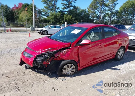 2015 Hyundai Accent Gls from USA, damaged, VIN KMHCT4AEXFU855811